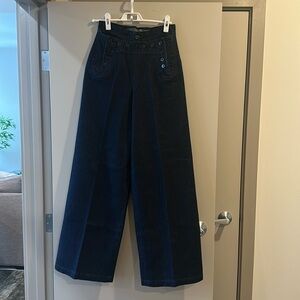 Ralph Lauren wide leg sailor jeans